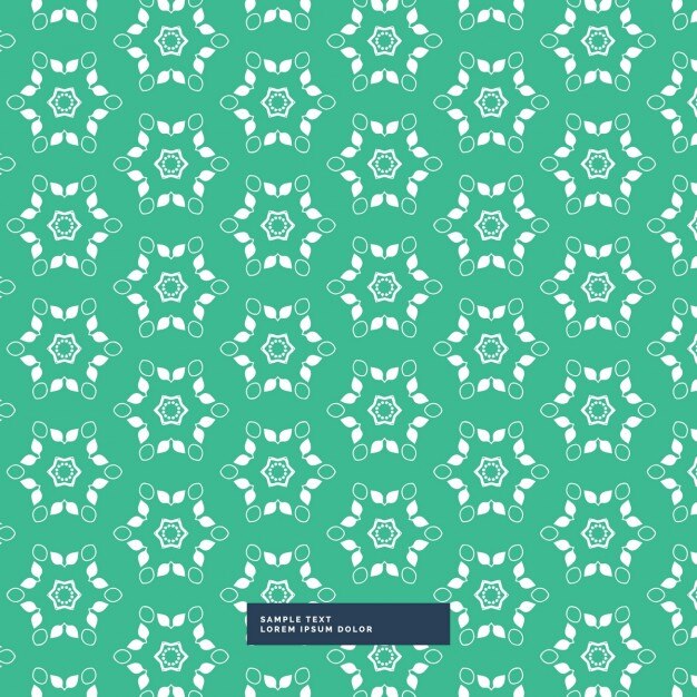 Green background with a white pattern