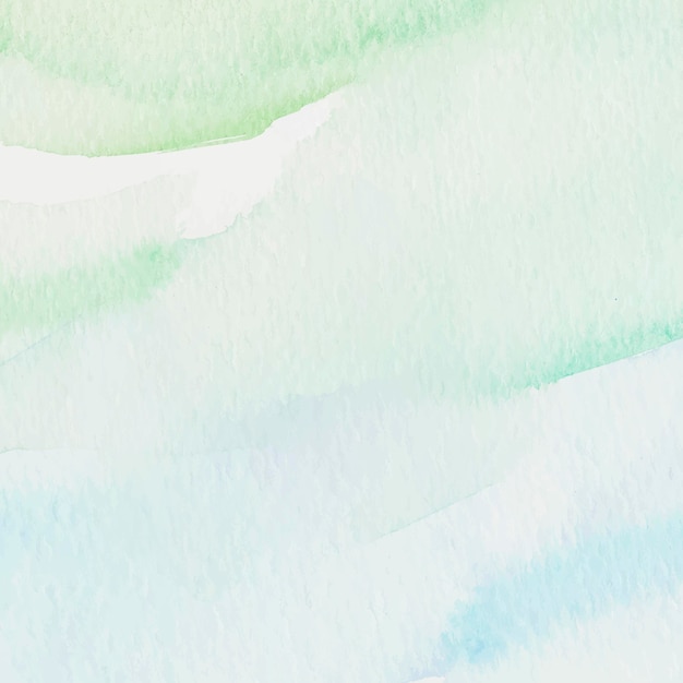 Free Vector green and blue watercolor style background