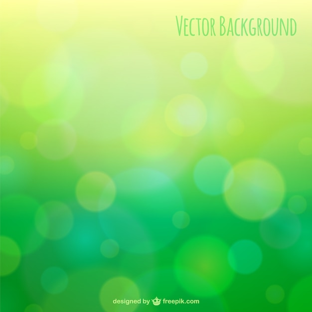 Green bokeh effect background