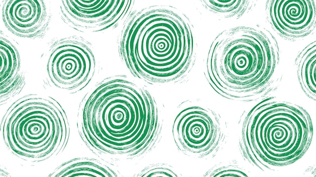 Free vector green circles grunge pattern