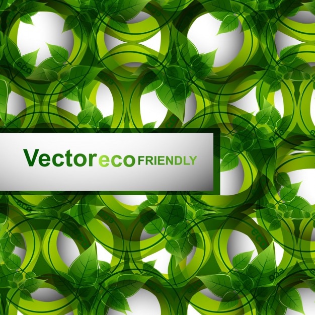 Free Vector green ecology background