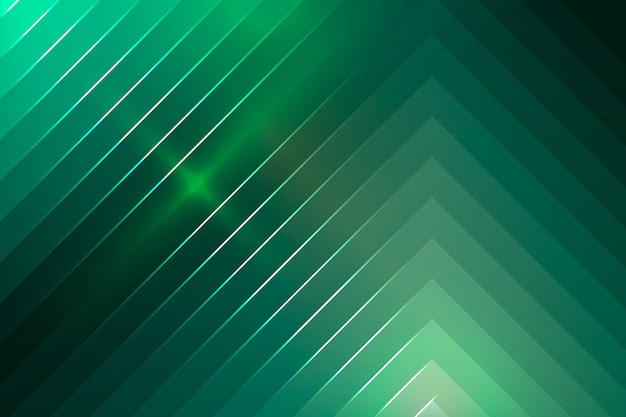 Green geometric abstract background