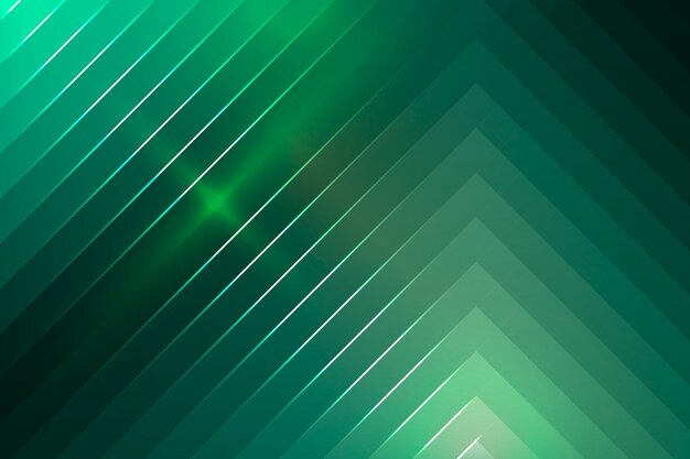 Green geometric abstract background