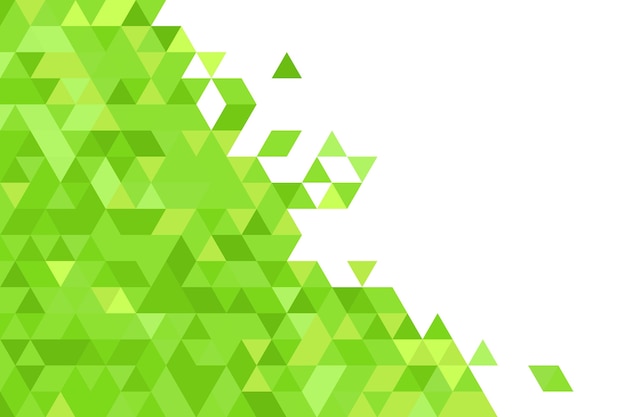 Free Vector green geometric shapes background