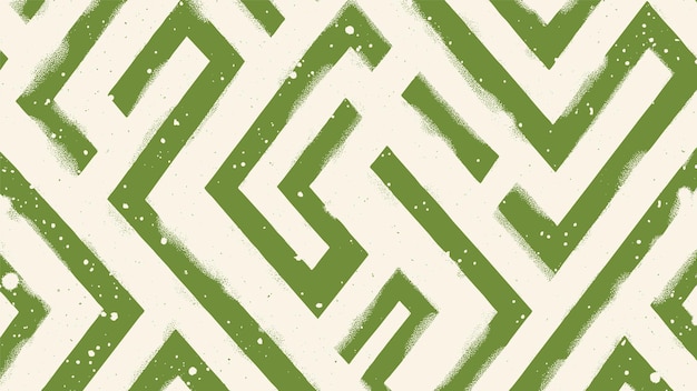 Free Vector green grunge maze pattern background