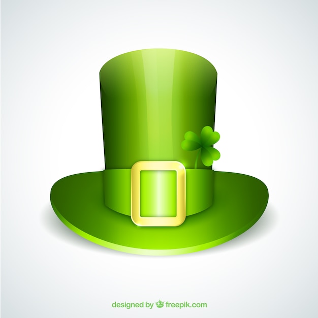 Green hat for Saint Patrick