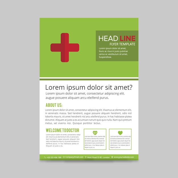 Green healthcare brochure