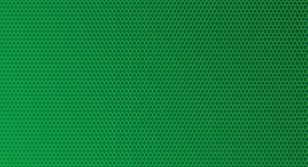 green hexagonal net line background