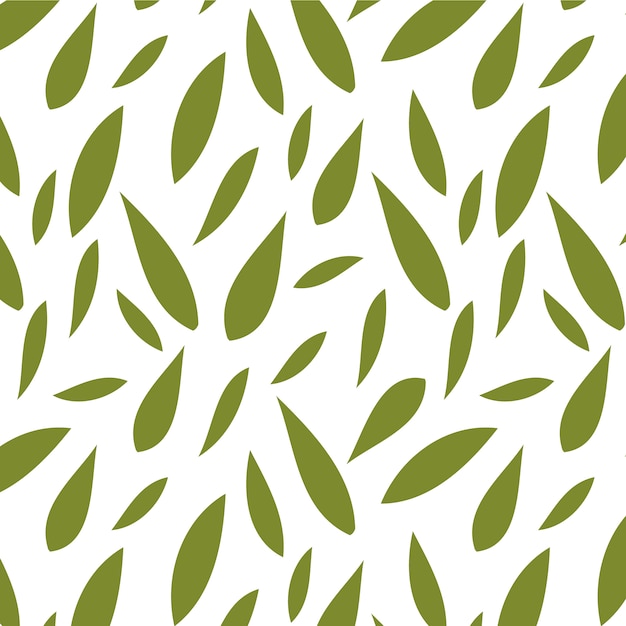 Free vector green leafs pattern