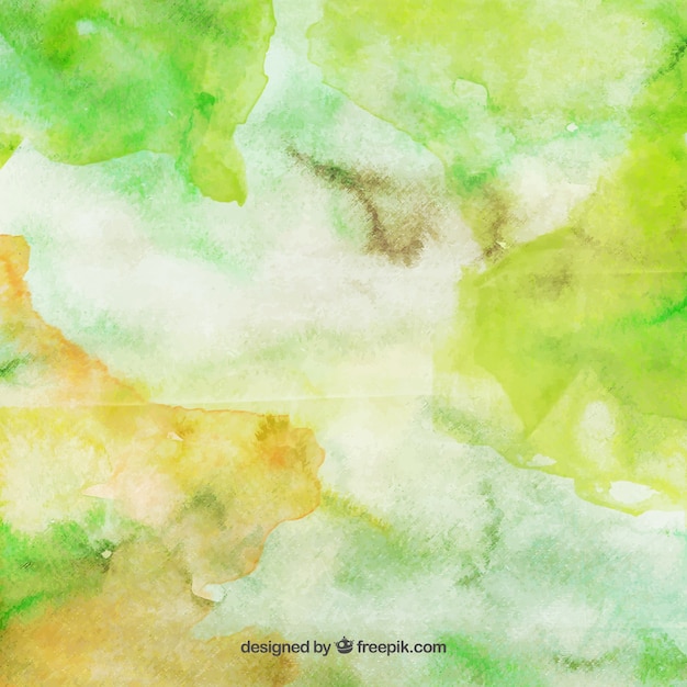 Green mixture watercolor background