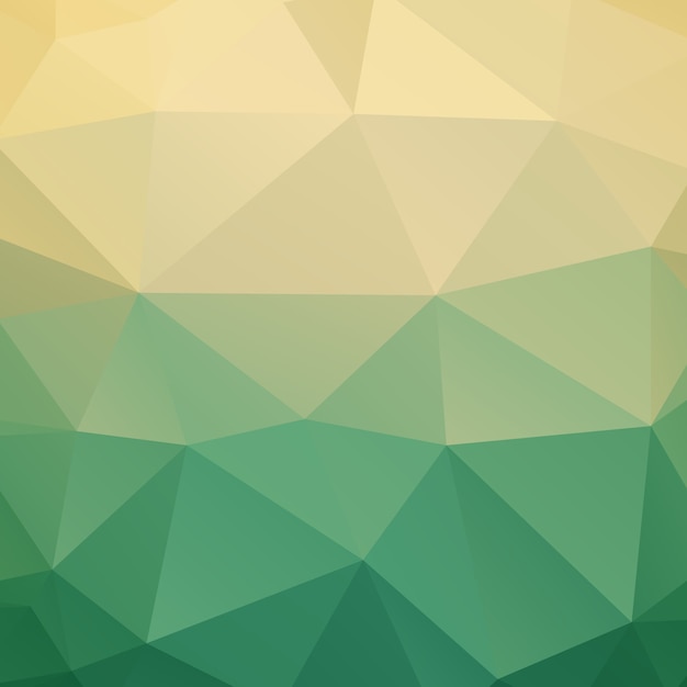 Free vector green polygonal background