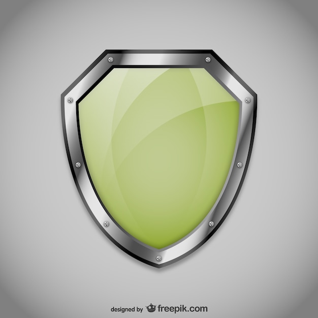 Free Vector green shield