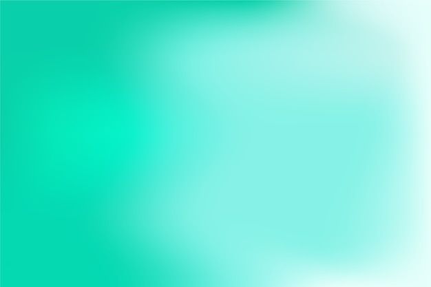 Free Vector green tones gradient background