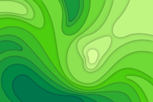 Green topographic map background