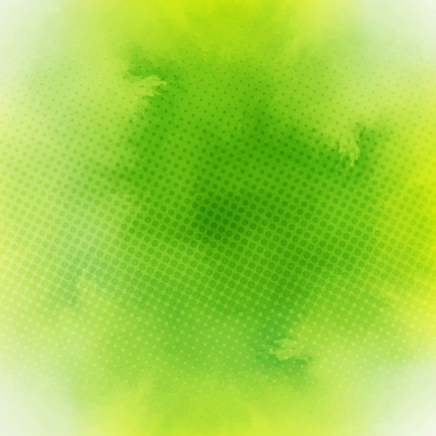 Free Vector green watercolor background