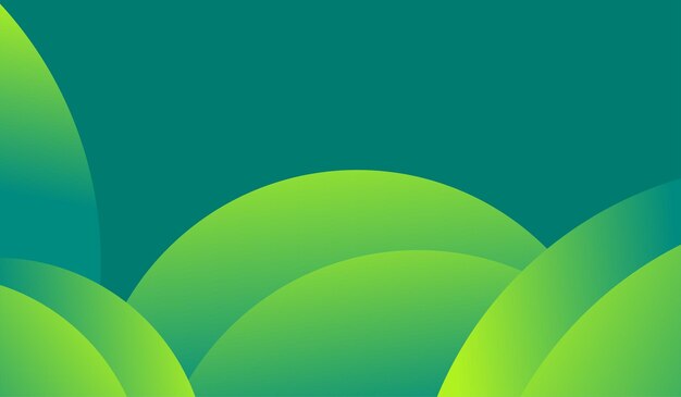 green wavy background modern design