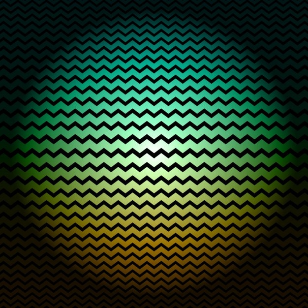 Green and yellow zigzag background