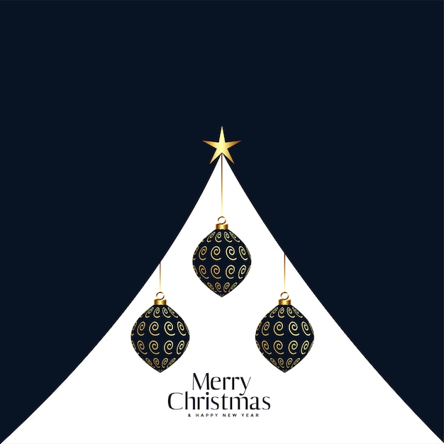 Free Vector greeting design for merry christmas season