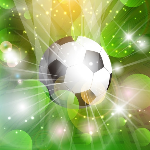 Free Vector gren abstract football background