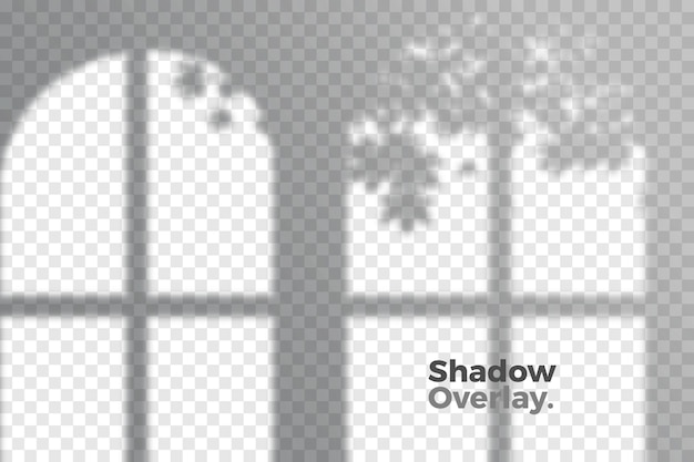 Grey overlay effect of transparent shadows concept