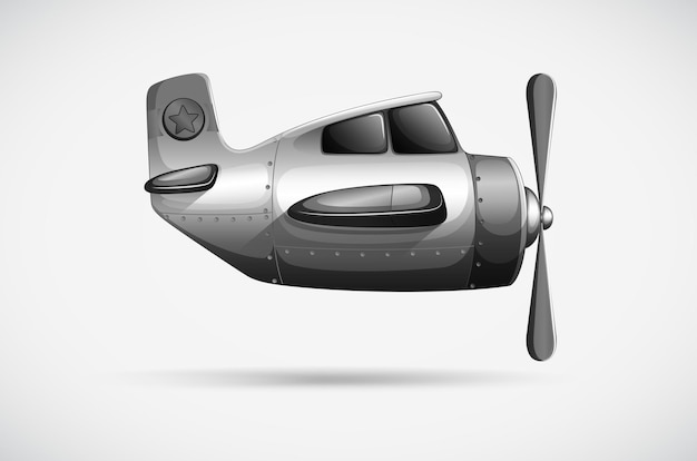 Free Vector a grey propeller