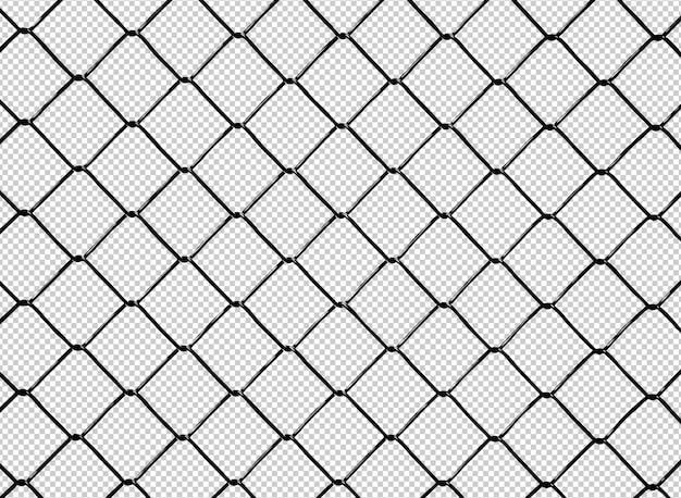 A grid of chain link fence.