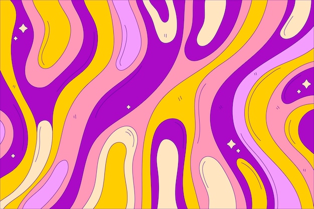 Groovy psychedelic background