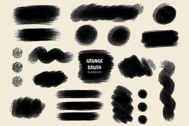 Grunge Brush Strokes Collection