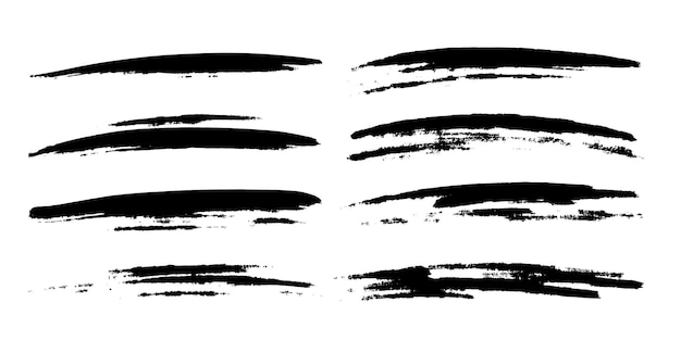 grunge brush strokes collection