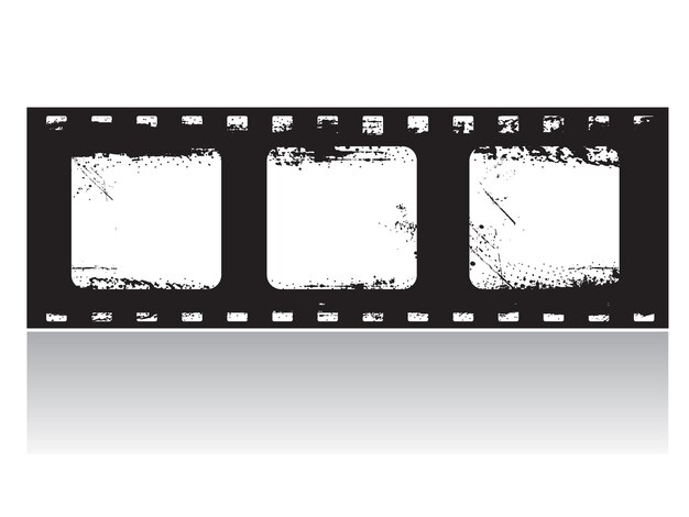 Grunge Film Frame vector