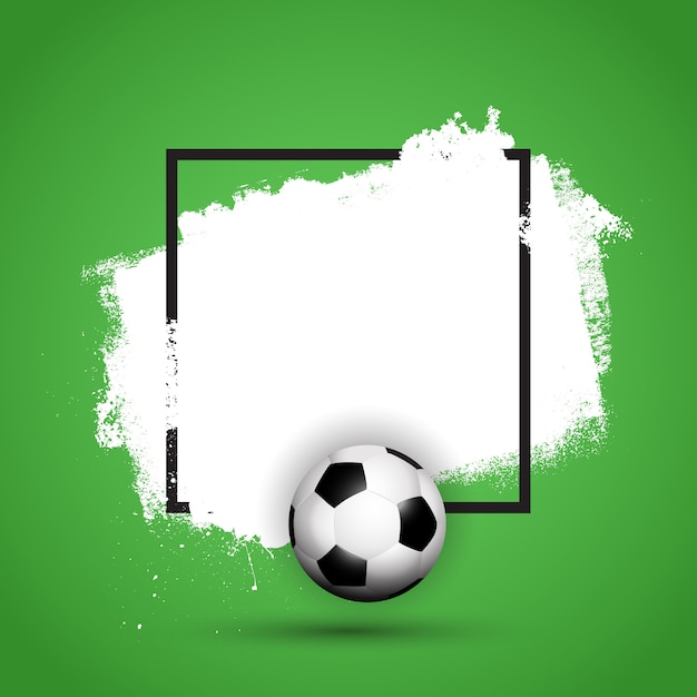 Free vector grunge football / soccer background