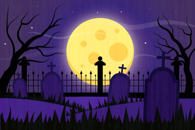 Free Vector grunge halloween background