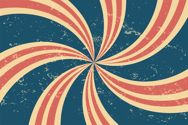 Grunge retro spiral background