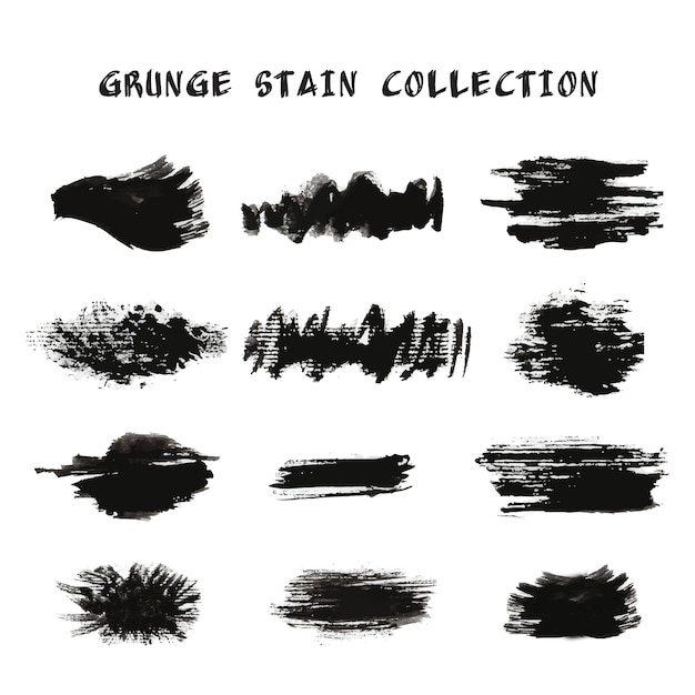 Grunge stain collection