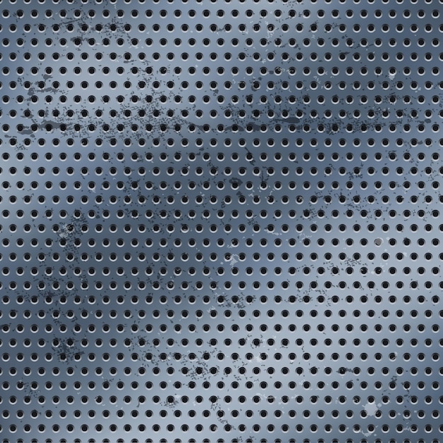 Free Vector grunge style perforated metal background design