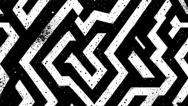 Free vector grunge zigzag wallpaper