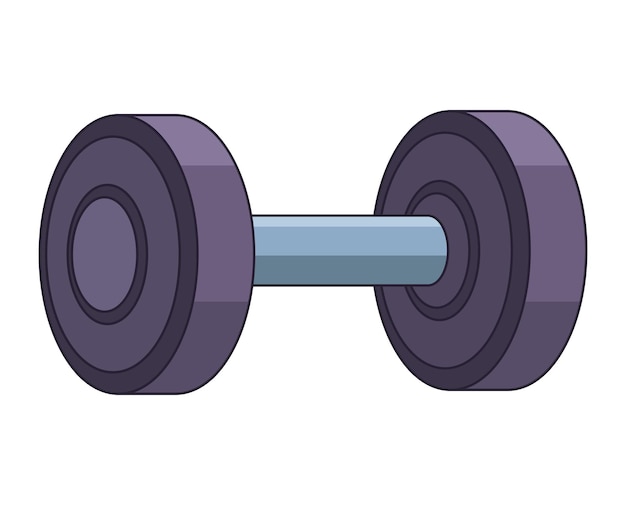 Free Vector gym barbell sport icon isolated