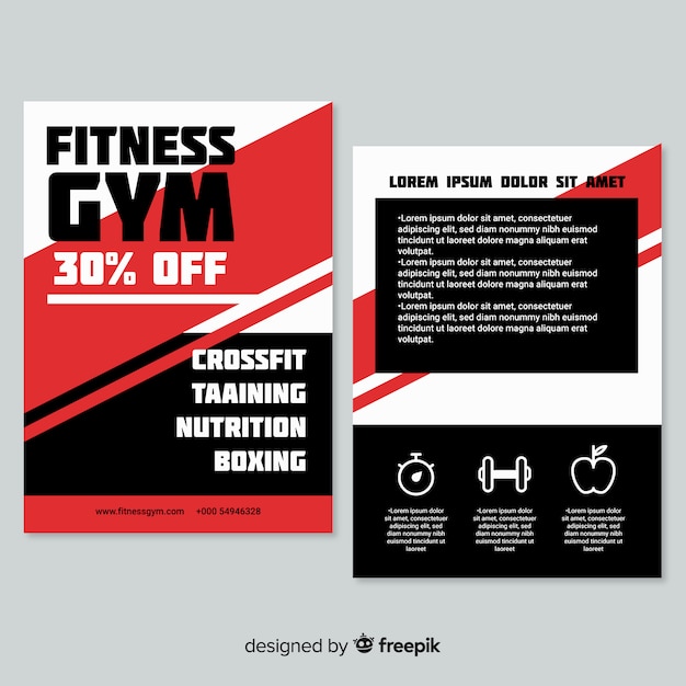 Gym flyer