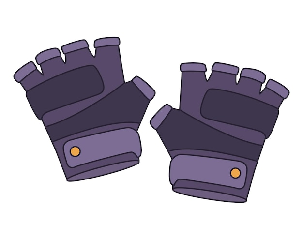 gym gloves sport icon isolated