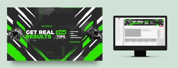 Gym template design