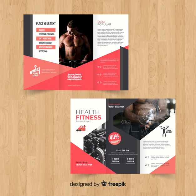 Gym trifold brochure