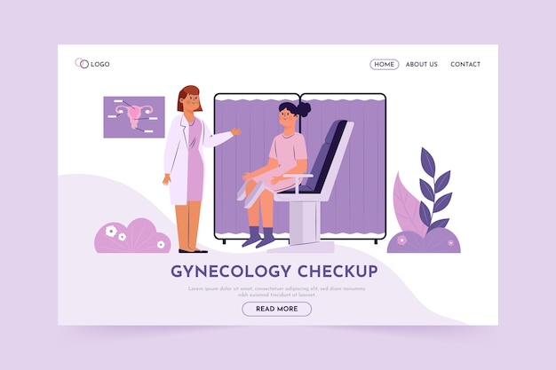 Gynecology checkup - landing page