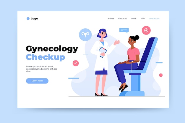 Gynecology checkup - landing page