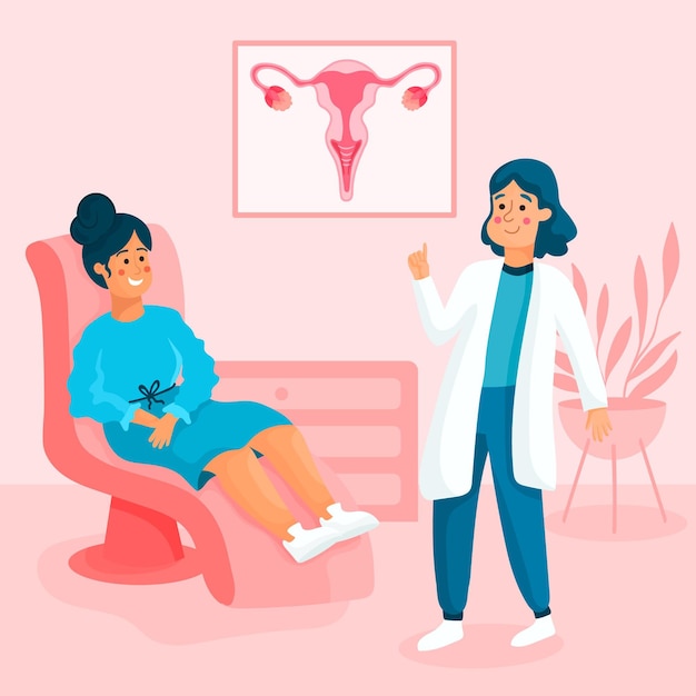 Gynecology consultation concept