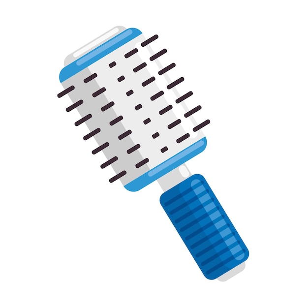 Free Vector hair brush for beauty icon isolated