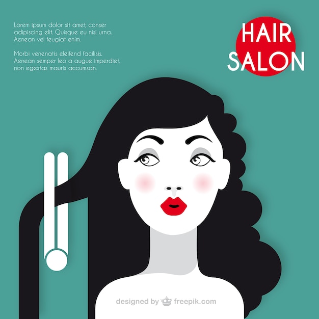 Hair salon template