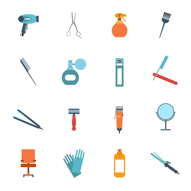 Hairdresser items design