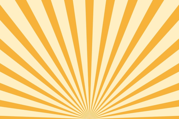 Half Sunburst Orange Background