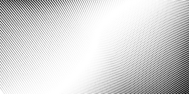 Halftone background abstract black and white dots shape