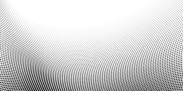 Halftone background abstract black and white dots shape